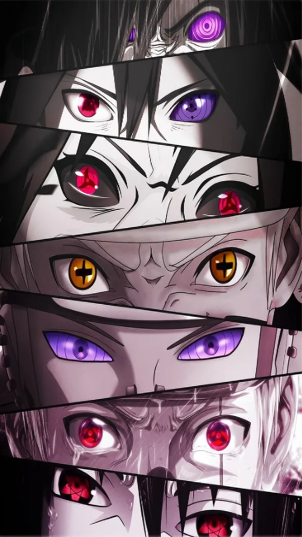 Akatsuki members with their eyes