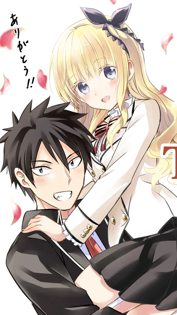 Boy and girl are hugging each other