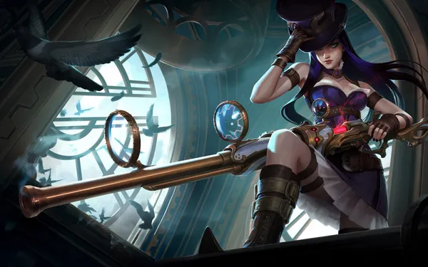 Caitlyn, the Sheriff of Piltover, is ready to take aim