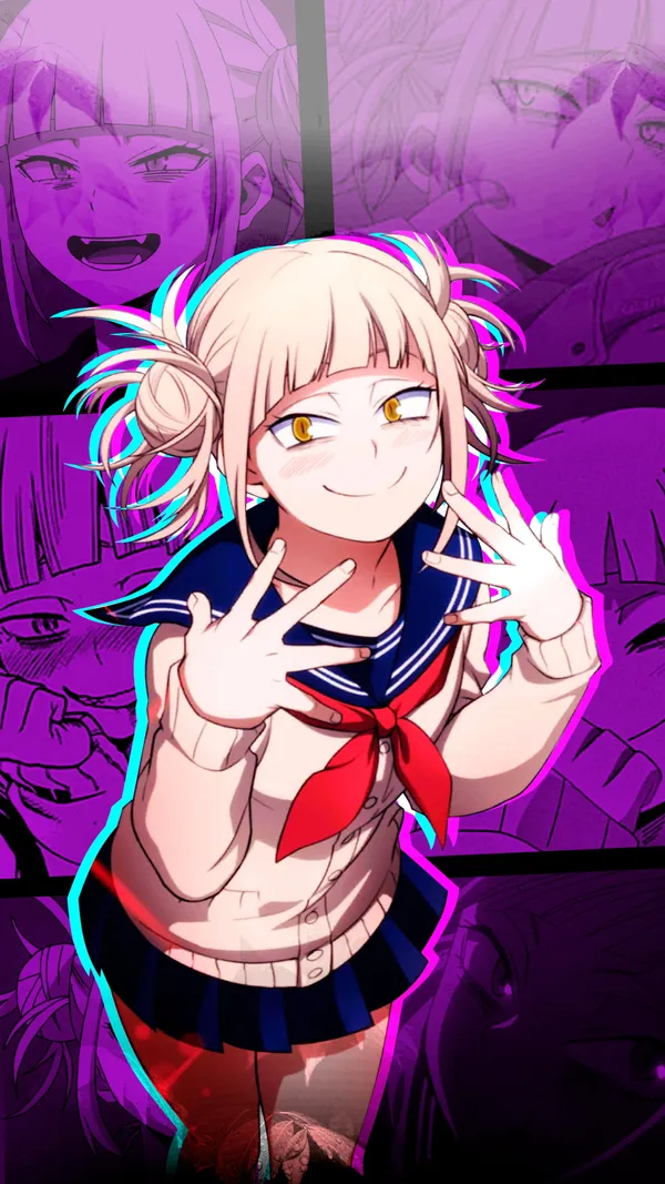 Himiko Toga from My Hero Academia is in this photo