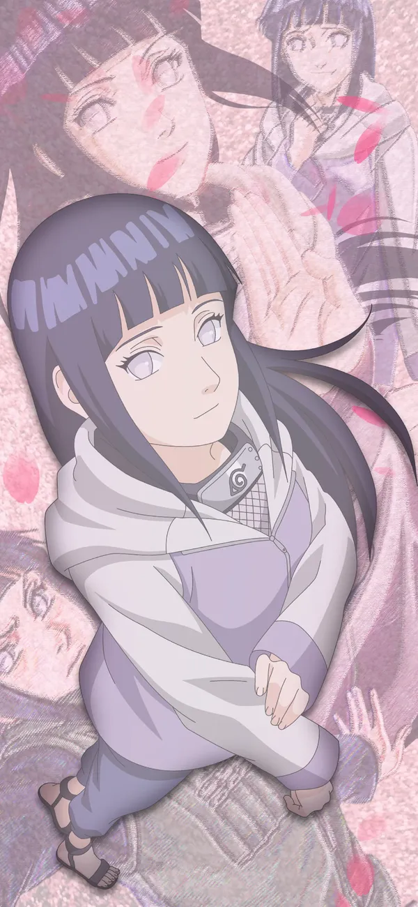 Hinata Hyuga from the anime Naruto