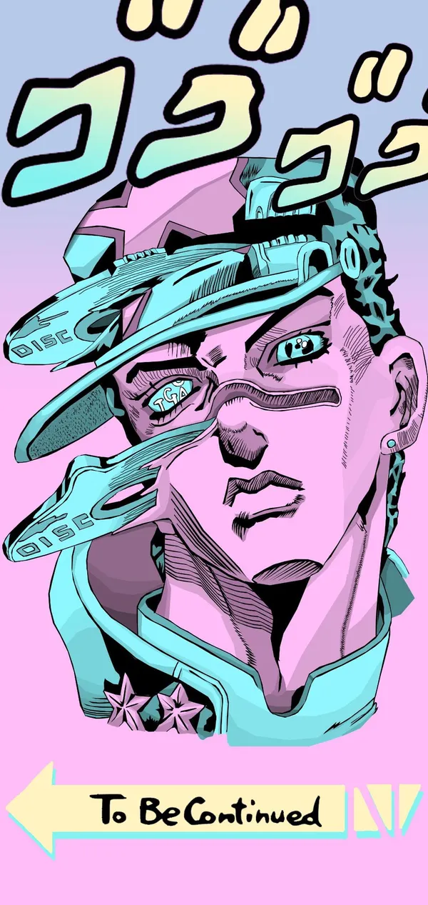 Illustration of a man with text reading "To Be Continued"