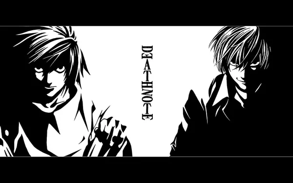 Light Yagami and L from Death Note