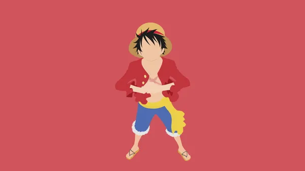 Monkey D. Luffy from One Piece anime series
