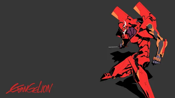 Red Evangelion Unit-02 from the anime series Neon Genesis Evangelion