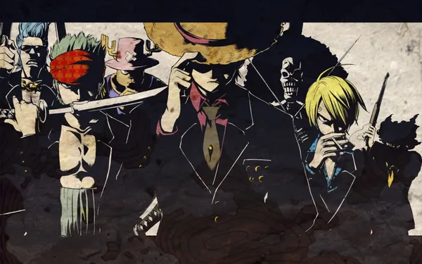 The Straw Hats in their Film Z outfits